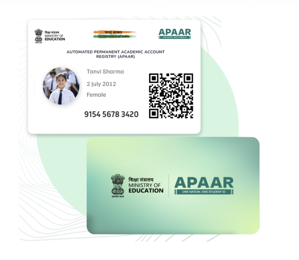 PVC APAAR ID Card